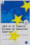 QUE ES EL ESPACIO EUROPEO DE EDUCACION SUPERIOR?
