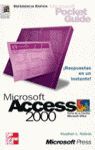 MICROSOFT ACCESS 2000 (POCKET GUIDE)