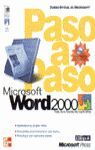 MICROSOFT WORD 2000 PASO A PASO