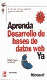 APRENDA DESARROLLO BASES DE DATOS WEB YA