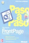 MICROSOFT FRONTPAGE VERSION 2002 PASO A PASO