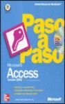 MICROSOFT ACCESS VERSION 2002 PASO A PASO