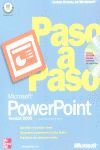 MICROSOFT POWERPOINT VERSION 2002 PASO A PASO