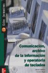 COMUNICACION, ARCHIVO DE LA INFORMACION Y OPERATORIA DE TECLADOS
