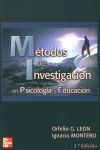 METODOS DE INVESTIGACION EN PSICOLOGIA Y EDUCACION