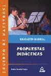PROPUESTAS DIDACTICAS EDUCACION MUSICAL