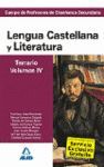 LENGUA CASTELLANA Y LITERATURA TEMARIO IV