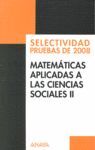 MATEMATICAS APLICADAS A LAS CIENCIAS SOCIALES II SELECTIVIDAD 200
