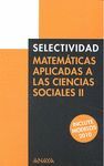 SELECTIVIDAD MATEMATICAS APLICADAS A LAS CIENCIAS SOCIALES 2010