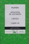 APOLOGIA DE SOCRATES/ CRITON/ CARTA VII