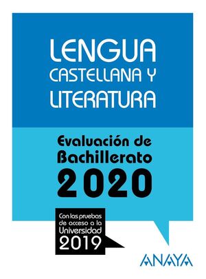 SELECTIVIDAD LENGUA CASTELLANA 2020