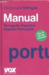 DICCIONARIO MANUAL PORTUGU-S-ESPANHOL / ESPAÑOL-PORTUGUES