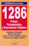 1286 FRASES,PENSAMIENTOS Y OCURRENCIAS CELEBRES