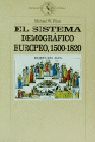 EL SISTEMA DEMOGRAFICO EUROPEO, 1500-1820
