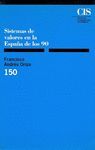 SISTEMAS DE VALORES EN ESPAÑA DE LOS 90