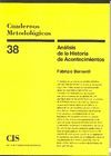 ANALISIS DE LA HISTORIA DE ACONTECIMIENTOS (CD-ROM)