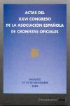 ACTAS XXVI CONGRESO ASOC. ESP. CRONISTAS OFICIALES