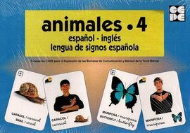 ANIMALES 4 ESPAÑOL INGLES LENGUA DE SIGNOS ESPAÑOLA