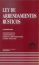 LEY ARRENDAMIENTOS RUSTICOS 3/E (2005) CONCORDANCIAS,JURISP.