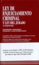 LEY ENJUICIAMIENTO CRIMINAL 15/E Y LEY DEL JURADO:CONCORDANC