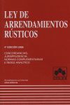 LEY ARRENDAMIENTOS RUSTICOS 4/E CONCORDANCIAS,JURISPRUDENCIA