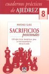 SACRIFICIOS POSICIONALES (CUADERNOS AJEDREZ Nº8)