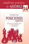 CUADERNOS PRACTICOS DE AJEDREZ 14. POSICIONES EXPLOSIVAS