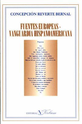 FUENTES EUROPEAS- VANGUARDIA HISPANOAMERICANA