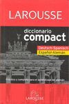 DICCIONARIO COMPACT ESPAÑOL-ALEMAN / DEUTSH-SPANISCH