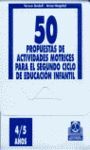 50 PROPUESTAS ACTIVIDADES MOTRICES 2º CICLO EDUCACION INFANTIL