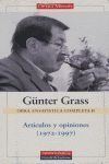 ARTICULOS Y OPINIONES 1972-1997. GUNTER GRASS