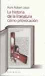 LA HISTORIA DE LA LITERATURA COMO PROVOCACION