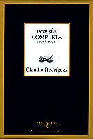 POESIA COMPLETA (1953-1991) CLAUDIO RODRIGUEZ