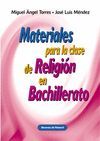 MATERIALES PARA LA CLASE DE RELIGION EN BACHILLERATO