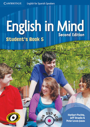 ENGLISH IN MIND NIVEL 5 STUDENT`S BOOK + DVD