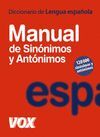 DICCIONARIO MANUAL DE SINONIMOS Y SINTONIMOS LENGUA ESPAÑOLA