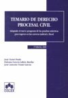 TEMARIO DE DERECHO PROCESAL CIVIL