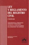 LEY REGLAMENTO DEL REGISTRO CIVIL
