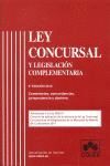 LEY CONCURSAL 5/E (2012) Y LEGISLACION COMPLEMENTARIA