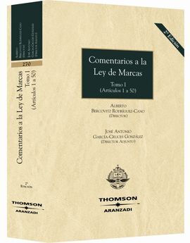 COMENTARIOS A LA LEY DE MARCAS 2 TOMOS 2ªEDICION