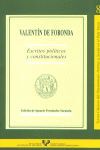 VALENTIN DE FORONDA:ESCRITOS POLITICOS Y CONSTITUC