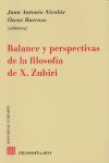 BALANCE Y PERSPECTIVAS DE LA FILOSOFIA DE X. ZUBIRI