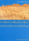 NOMINA IMPERATORIA: ONOMASTICA IMPERIAL SOCIEDAD