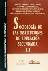 SOCIOLOGIA DE LAS INSTITUCIONES DE EDUCACION SECUNDARIA