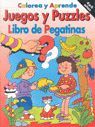 JUEGOS Y PUZLES (LIBRO DE PEGATINAS)