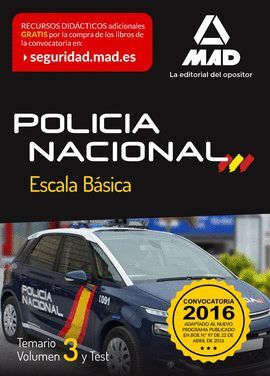 016 T3/TEST POLICIA NACIONAL ESCALA BASICA