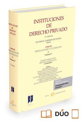 INSTITUCIONES DE DERECHO PRIVADO 2'ED TOMO III OBLIGACIONES Y CONTRATO