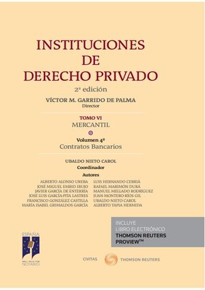 INSTITUCIONES DE DERECHO PRIVADO. TOMO VI MERCANTIL. VOLUMEN 4º (PAPEL + E-BOOK)