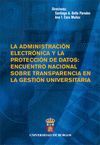 ADMINISTRACION ELECTRONICA Y PROTECCION DE DATOS