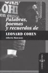 PALABRAS, POEMAS Y RECUERDOS DE LEONARD COHEN